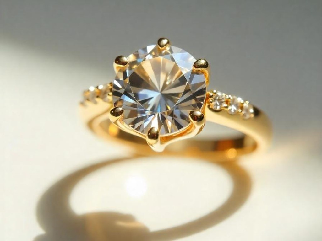 Gold Engagement Ring