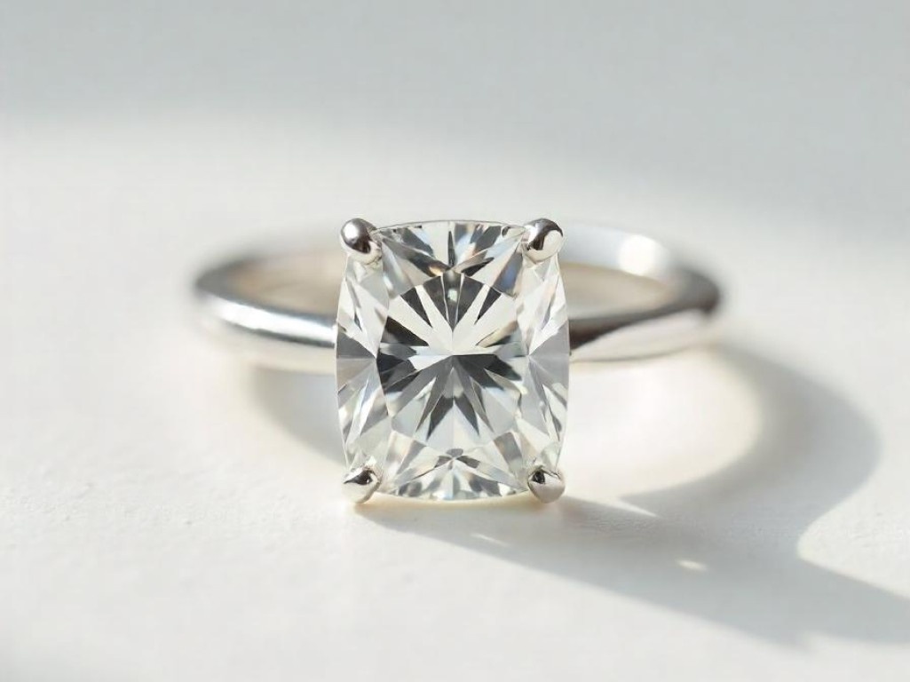 Radiant Cut Diamond Engagement Ring